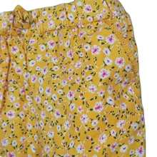 Sárga virágos nyári nadrág (1,5- 2 év)