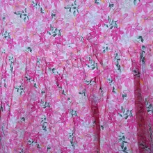 Rózsaszín virágos ruha (9-10 év)
