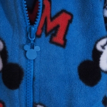 Kék polár Mickey egeres pulcsi /  3-24 hónapos méretekben