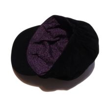 Siltes fekete mikrokord kalap (10-14 év)