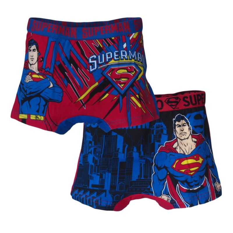 Superman Piros/Kék alsónadrág 2 db-os